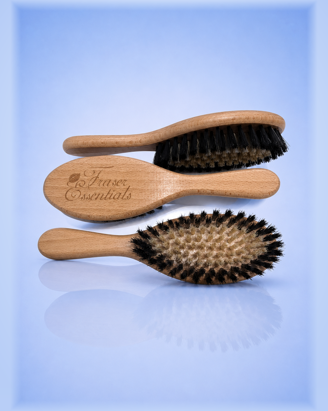 OVAL PIG BRISTLE BRUSH