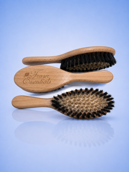 OVAL PIG BRISTLE BRUSH